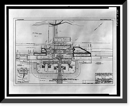 Historic Framed Print, St. Lucie Canal, St. Lucie, Cross State Canal, Okeechobee Intracoas, Stuart vicinity, Martin County, FL - 3,  17-7/8" x 21-7/8"