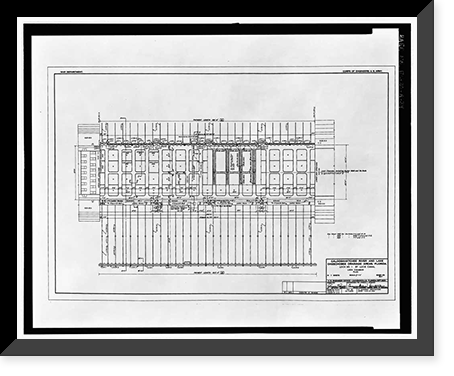 Historic Framed Print, St. Lucie Canal, St. Lucie Lock No. 1, St. Lucie, Cross State Canal, Okeechobee Intracoas, Stuart vicinity, Martin County, FL - 4,  17-7/8" x 21-7/8"