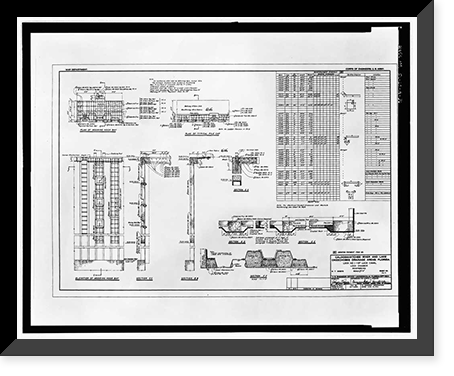 Historic Framed Print, St. Lucie Canal, St. Lucie Lock No. 1, St. Lucie, Cross State Canal, Okeechobee Intracoas, Stuart vicinity, Martin County, FL - 6,  17-7/8" x 21-7/8"