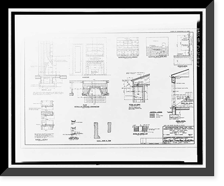 St. Lucie Canal, Lock No. 1, Attendant's Quarters, St. Lucie, Cross State Canal, Okeechobee Intracoas, Stuart vicinity, Martin County, FL - 2, Historic Print