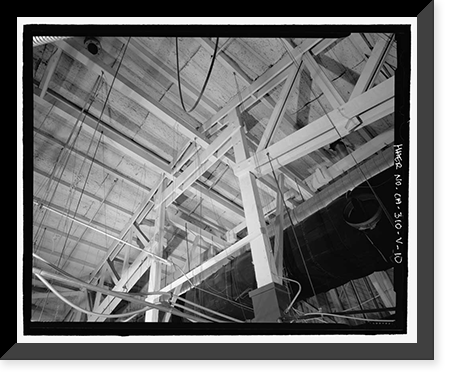 Historic Framed Print, NASA Industrial Plant, Material Conservation & Storage Facility, 12214 Lakewood Boulevard, Downey, Los Angeles County, CA - 10,  17-7/8" x 21-7/8"