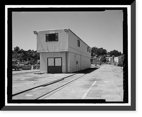 Historic Framed Print, Mare Island Naval Shipyard, Electrical Distribution Centers, Railroad Avenue near Eighteenth Street, Vallejo, Solano County, CA - 2,  17-7/8" x 21-7/8"