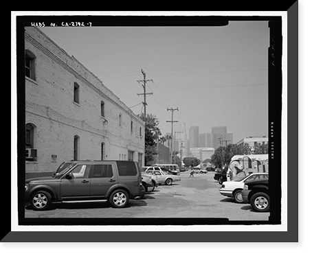Historic Framed Print, James K. Hill & Sons Pickle Works, 1001-1007 East First Street, Los Angeles, Los Angeles County, CA - 7,  17-7/8" x 21-7/8"