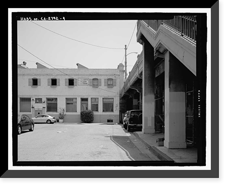 Historic Framed Print, James K. Hill & Sons Pickle Works, 1001-1007 East First Street, Los Angeles, Los Angeles County, CA - 9,  17-7/8" x 21-7/8"