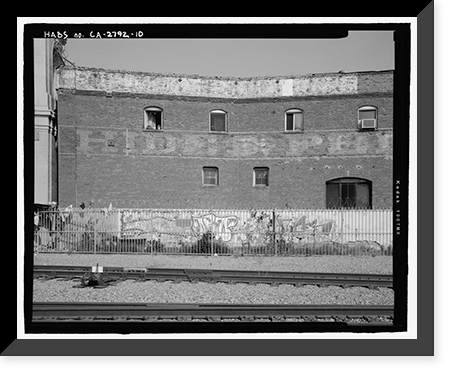 Historic Framed Print, James K. Hill & Sons Pickle Works, 1001-1007 East First Street, Los Angeles, Los Angeles County, CA - 10,  17-7/8" x 21-7/8"