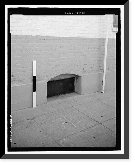 Historic Framed Print, James K. Hill & Sons Pickle Works, 1001-1007 East First Street, Los Angeles, Los Angeles County, CA - 13,  17-7/8" x 21-7/8"