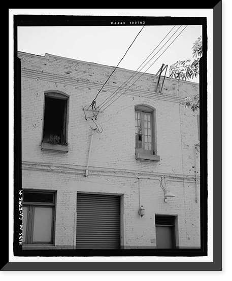 Historic Framed Print, James K. Hill & Sons Pickle Works, 1001-1007 East First Street, Los Angeles, Los Angeles County, CA - 14,  17-7/8" x 21-7/8"