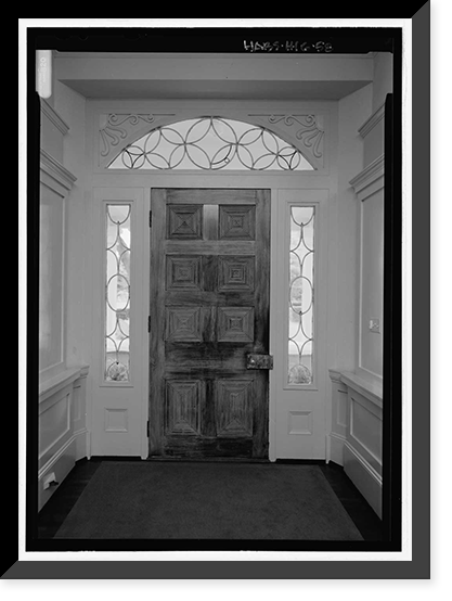 Historic Framed Print, Washington Place, 320 South Beretania Street, Honolulu, Honolulu County, HI - 30,  17-7/8" x 21-7/8"