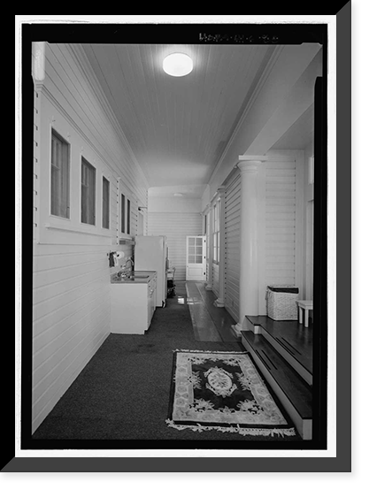 Historic Framed Print, Washington Place, 320 South Beretania Street, Honolulu, Honolulu County, HI - 60,  17-7/8" x 21-7/8"