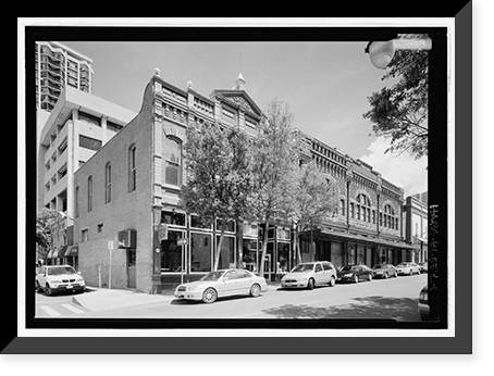 Historic Framed Print, Merchant & Nuuanu Streets, T. R. Foster Building, 902 Nuuanu Street, Honolulu, Honolulu County, HI,  17-7/8" x 21-7/8"