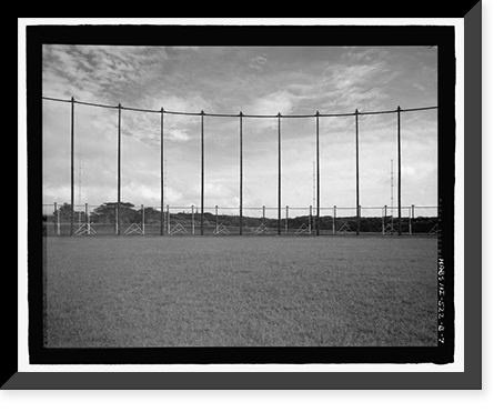 Historic Framed Print, U.S. Naval Base, Pearl Harbor, Naval Radio Station, AF/FRD-10 Circularly Disposed Antenna Array, Wahiawa, Honolulu County, HI - 7,  17-7/8" x 21-7/8"