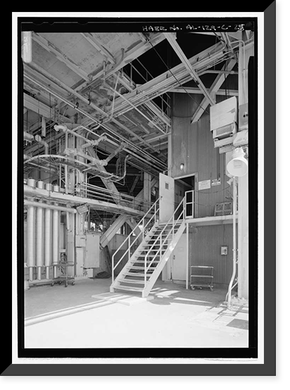 Historic Framed Print, Marshall Space Flight Center, Saturn V Dynamic Test Facility, East Test Area, Huntsville vicinity, Madison County, AL - 18,  17-7/8" x 21-7/8"