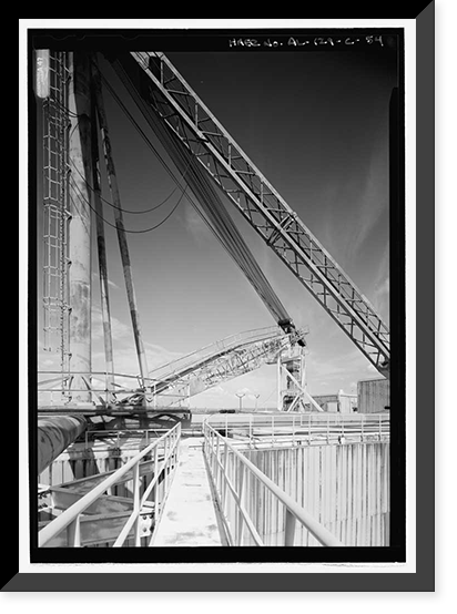 Historic Framed Print, Marshall Space Flight Center, Saturn V Dynamic Test Facility, East Test Area, Huntsville vicinity, Madison County, AL - 47,  17-7/8" x 21-7/8"