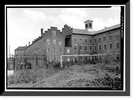 Historic Framed Print, Continental Gin Company, Prattville, Autauga County, AL - 3,  17-7/8" x 21-7/8"