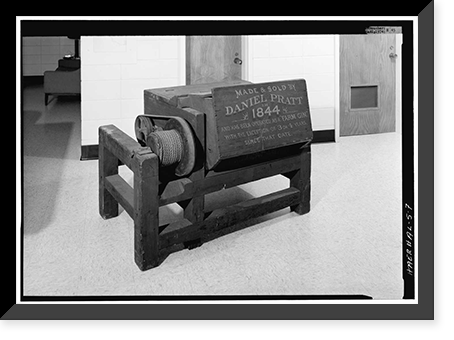 Historic Framed Print, Continental Gin Company, Prattville, Autauga County, AL - 5,  17-7/8" x 21-7/8"