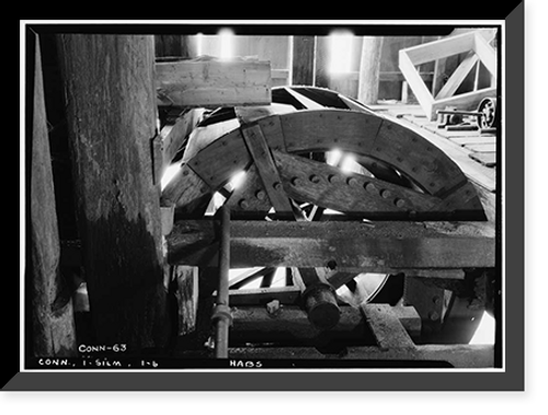 Historic Framed Print, Buttery Sawmill, Silvermine, Fairfield County, CT - 2,  17-7/8" x 21-7/8"