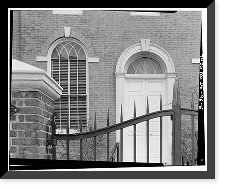 Historic Framed Print, Old Town Hall, 512 Market Street, Wilmington, New Castle County, DE - 7,  17-7/8" x 21-7/8"
