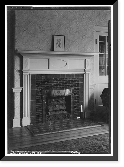 Historic Framed Print, The Maples, 630 South Carolina Avenue Southeast, Washington, District of Columbia, DC - 8,  17-7/8" x 21-7/8"