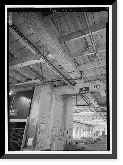 Historic Framed Print, Continental Gin Company, Prattville, Autauga County, AL - 36,  17-7/8" x 21-7/8"