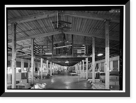 Historic Framed Print, Continental Gin Company, Prattville, Autauga County, AL - 52,  17-7/8" x 21-7/8"