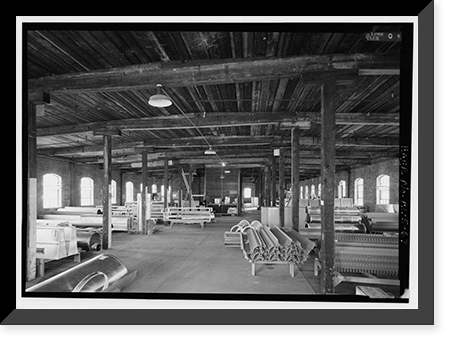 Historic Framed Print, Continental Gin Company, Prattville, Autauga County, AL - 59,  17-7/8" x 21-7/8"