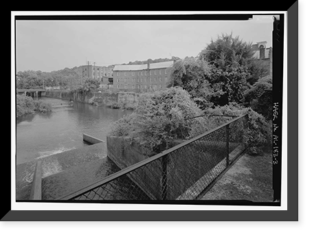 Historic Framed Print, Prattville Manufacturing Company, Number One, 242 South Court Street, Prattville, Autauga County, AL - 3,  17-7/8" x 21-7/8"