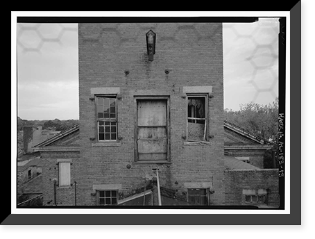 Historic Framed Print, Prattville Manufacturing Company, Number One, 242 South Court Street, Prattville, Autauga County, AL - 13,  17-7/8" x 21-7/8"