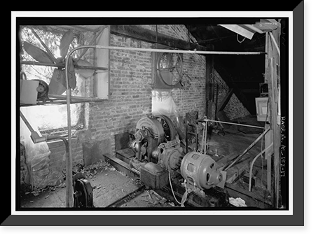 Historic Framed Print, Prattville Manufacturing Company, Number One, 242 South Court Street, Prattville, Autauga County, AL - 17,  17-7/8" x 21-7/8"