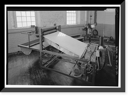 Historic Framed Print, Prattville Manufacturing Company, Number One, 242 South Court Street, Prattville, Autauga County, AL - 22,  17-7/8" x 21-7/8"