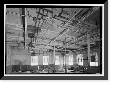 Historic Framed Print, Prattville Manufacturing Company, Number One, 242 South Court Street, Prattville, Autauga County, AL - 45,  17-7/8" x 21-7/8"