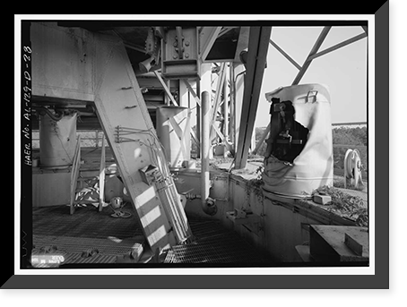 Historic Framed Print, Marshall Space Flight Center, Saturn Propulsion & Structural Test Facility, East Test Area, Huntsville vicinity, Madison County, AL - 17,  17-7/8" x 21-7/8"