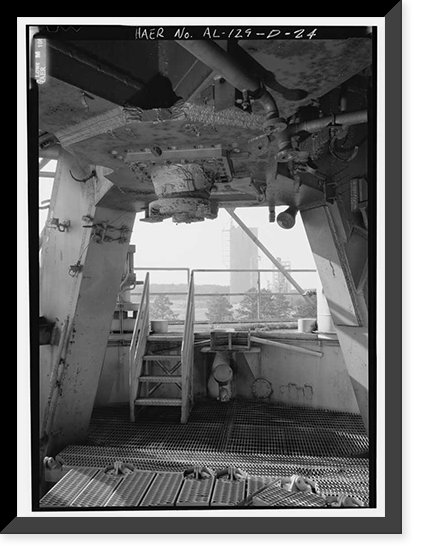 Historic Framed Print, Marshall Space Flight Center, Saturn Propulsion & Structural Test Facility, East Test Area, Huntsville vicinity, Madison County, AL - 18,  17-7/8" x 21-7/8"