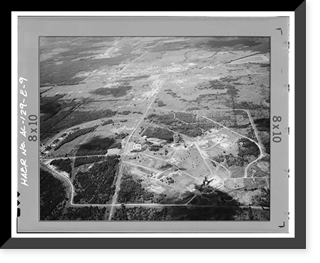 Historic Framed Print, Marshall Space Flight Center, East Test Area, Dodd Road, Huntsville vicinity, Madison County, AL - 9,  17-7/8" x 21-7/8"