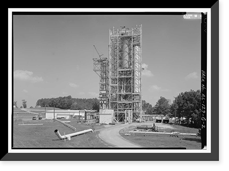Historic Framed Print, Marshall Space Flight Center, East Test Area, Cold Calibration Test Stand, Huntsville vicinity, Madison County, AL - 2,  17-7/8" x 21-7/8"