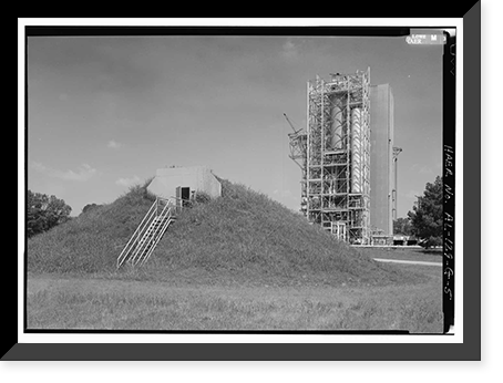 Historic Framed Print, Marshall Space Flight Center, East Test Area, Cold Calibration Test Stand, Huntsville vicinity, Madison County, AL - 5,  17-7/8" x 21-7/8"