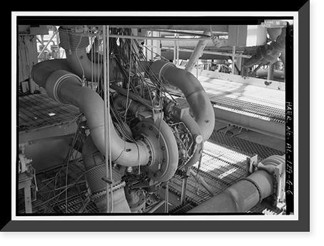 Historic Framed Print, Marshall Space Flight Center, East Test Area, Cold Calibration Test Stand, Huntsville vicinity, Madison County, AL - 6,  17-7/8" x 21-7/8"
