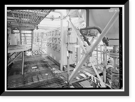 Historic Framed Print, Marshall Space Flight Center, East Test Area, Cold Calibration Test Stand, Huntsville vicinity, Madison County, AL - 9,  17-7/8" x 21-7/8"