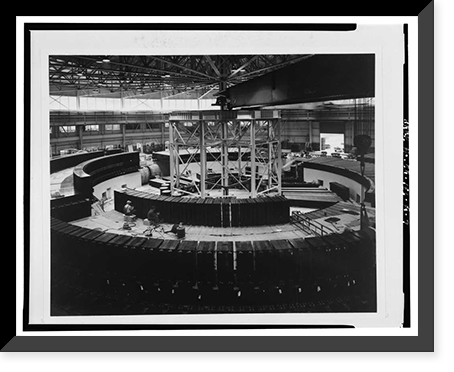 Historic Framed Print, University of California Radiation Laboratory, Bevatron, 1 Cyclotron Road, Berkeley, Alameda County, CA - 7,  17-7/8" x 21-7/8"