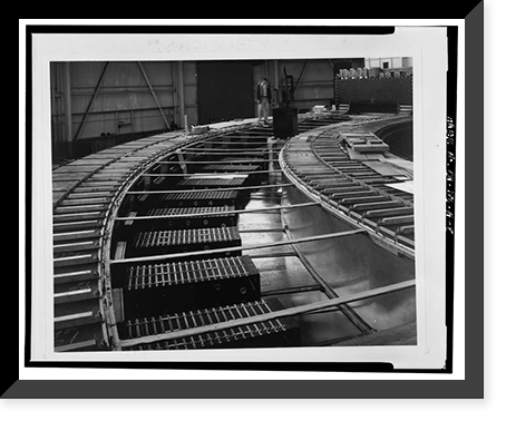 Historic Framed Print, University of California Radiation Laboratory, Bevatron, 1 Cyclotron Road, Berkeley, Alameda County, CA - 8,  17-7/8" x 21-7/8"