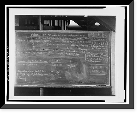 Historic Framed Print, University of California Radiation Laboratory, Bevatron, 1 Cyclotron Road, Berkeley, Alameda County, CA - 30,  17-7/8" x 21-7/8"