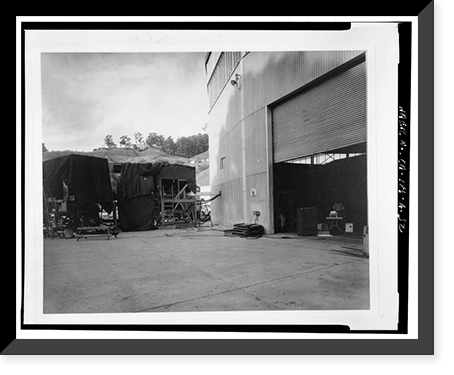 Historic Framed Print, University of California Radiation Laboratory, Bevatron, 1 Cyclotron Road, Berkeley, Alameda County, CA - 32,  17-7/8" x 21-7/8"