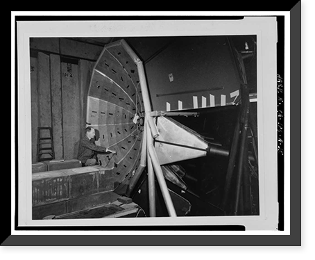 Historic Framed Print, University of California Radiation Laboratory, Bevatron, 1 Cyclotron Road, Berkeley, Alameda County, CA - 35,  17-7/8" x 21-7/8"
