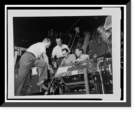Historic Framed Print, University of California Radiation Laboratory, Bevatron, 1 Cyclotron Road, Berkeley, Alameda County, CA - 36,  17-7/8" x 21-7/8"