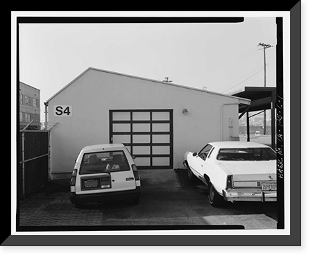 Oakland Army Base, Private Vehicle Inspection Building, Africa Street & Bataan Avenue, Oakland, Alameda County, CA Classic, Vintage Wall Art