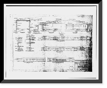 Oakland Army Base, General Purpose Administration Building, Chungking & Algiers Streets, Oakland, Alameda County, CA - 7, Vintage Wall Art