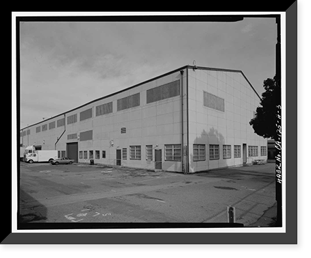 Oakland Army Base, Vehicle Maintenance Shop, Attu Street & Corregidor Avenue, Oakland, Alameda County, CA - 3, Vintage Print