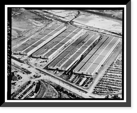 Oakland Army Base, Warehouse Type, Tobruk Street, between Warehouse Road & Fifteenth, Oakland, Alameda County, CA - 16, Antique Print