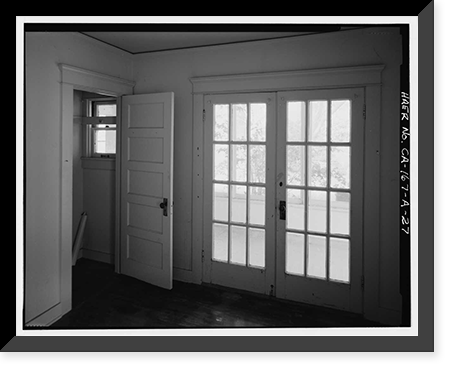 Historic Framed Print, Big Creek Hydroelectric System, Powerhouse 8, Operator Cottage, Big Creek, Big Creek vicinity, Fresno County, CA - 27,  17-7/8" x 21-7/8"