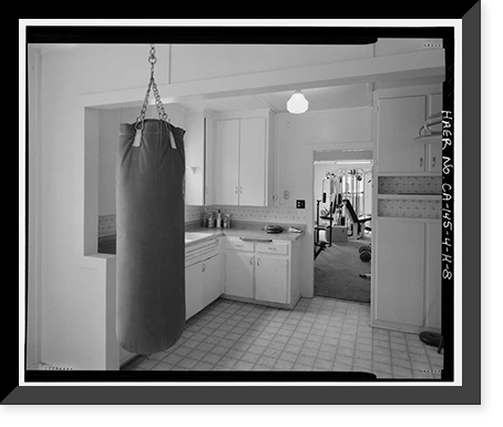 Historic Framed Print, Bishop Creek Hydroelectric System, Plant 4, Worker Cottage, Bishop Creek, Bishop vicinity, Inyo County, CA - 144,  17-7/8" x 21-7/8"