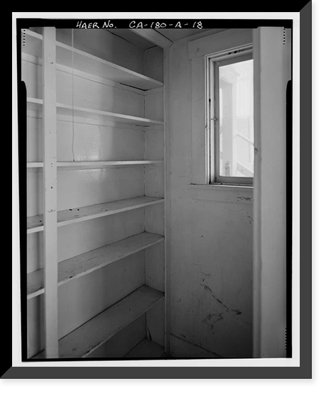 Historic Framed Print, Lee Vining Creek Hydroelectric System, Triplex Cottage, Lee Vining Creek, Lee Vining vicinity, Mono County, CA - 18,  17-7/8" x 21-7/8"